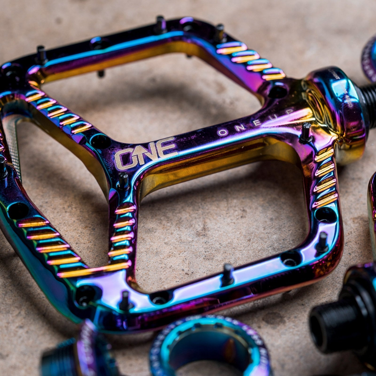 OneUp Components Aluminum Pedal Oilslick