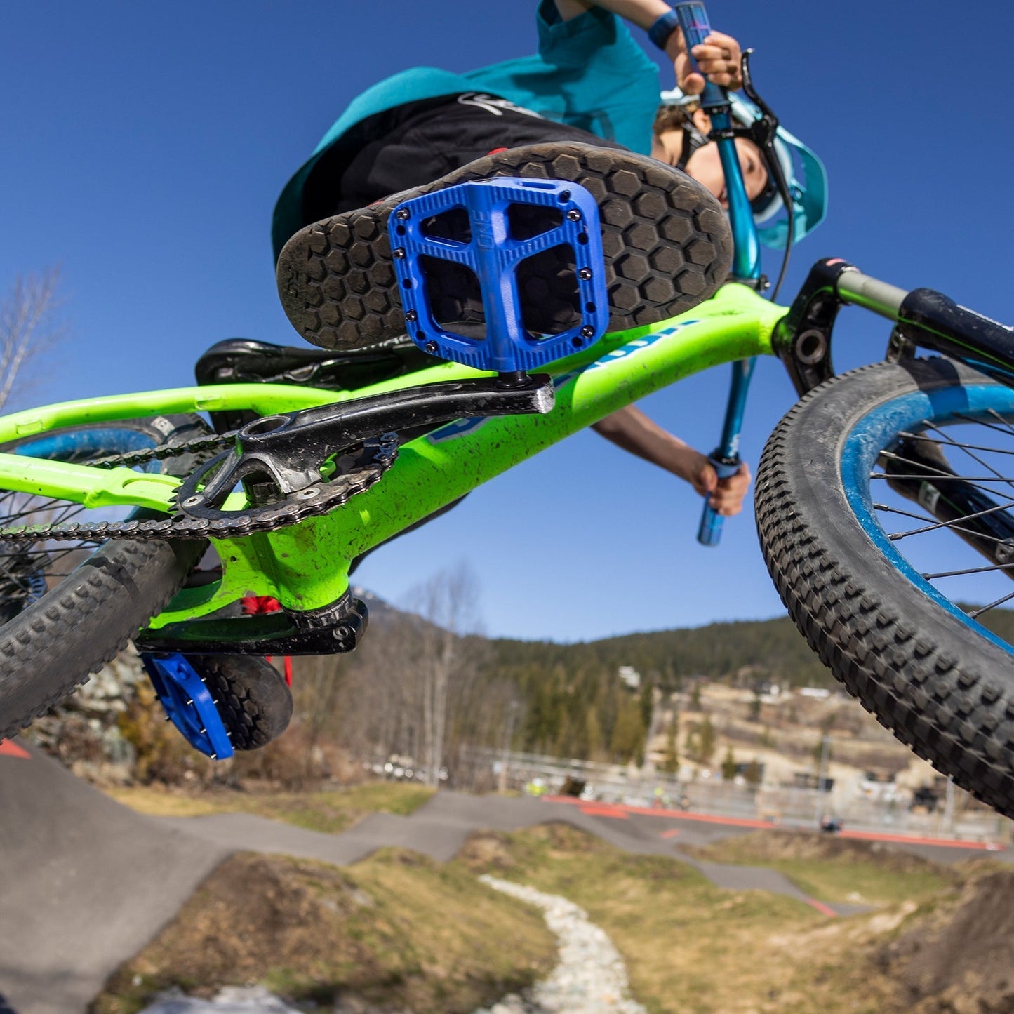 OneUp Components Small Composite Pedal Blue