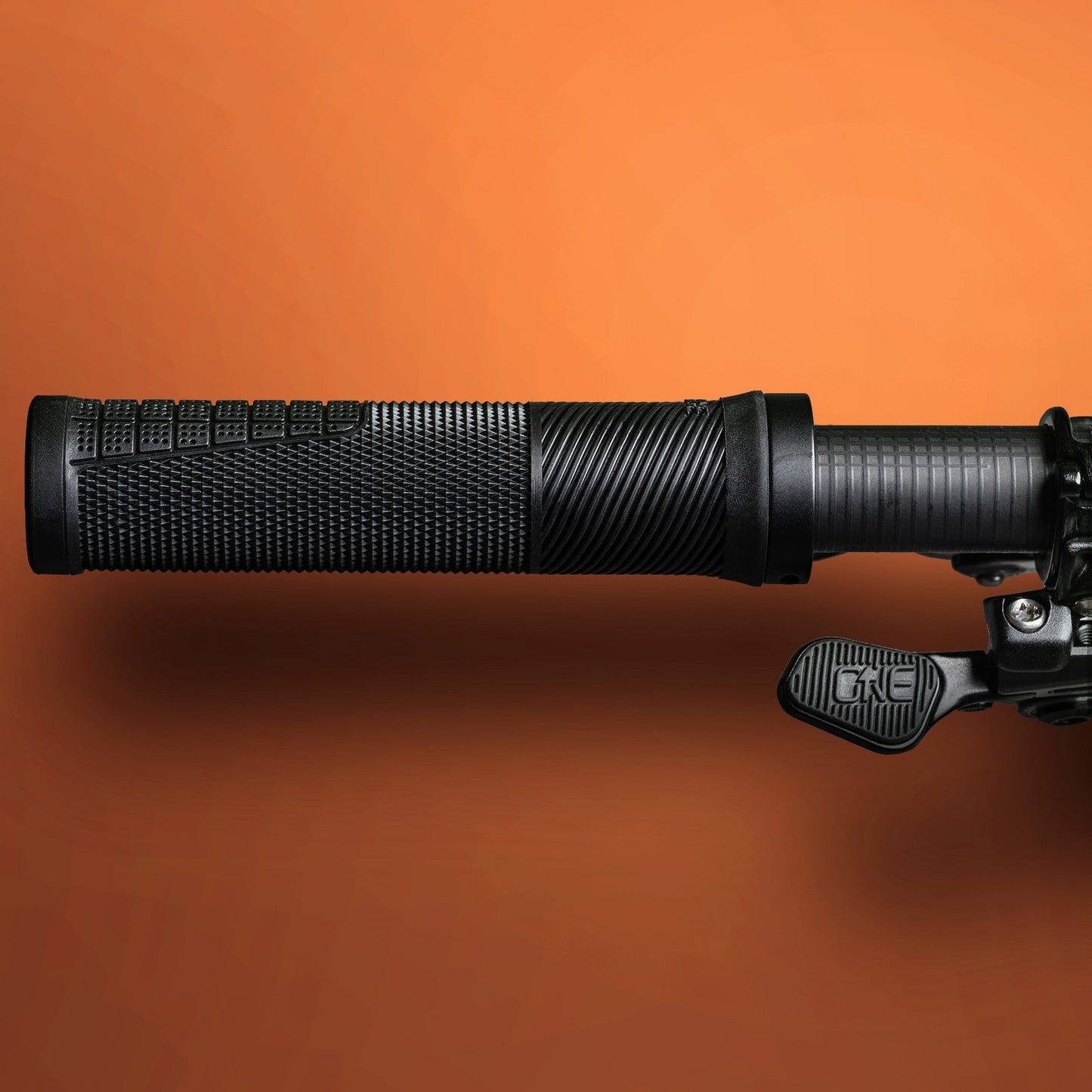 OneUp Components Thin Grips on Bike